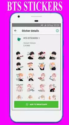 Play BTS Stickers