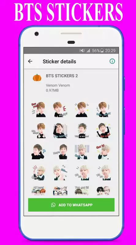 Play BTS Stickers