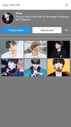 Play BTS Suga - Fake Call  and enjoy BTS Suga - Fake Call with UptoPlay