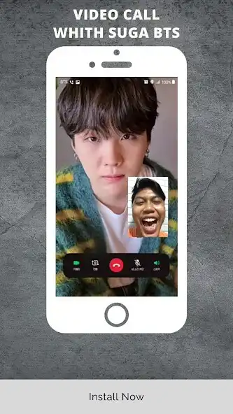 Play BTS SUGA MIN_YONGI VIDEOCALL  and enjoy BTS SUGA MIN_YONGI VIDEOCALL with UptoPlay