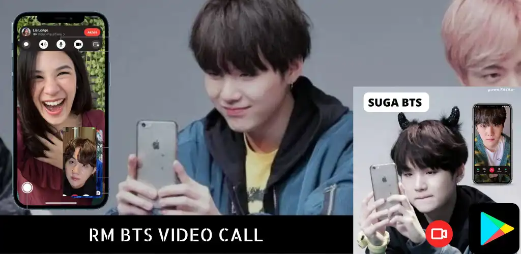 Play BTS SUGA MIN_YONGI VIDEOCALL as an online game BTS SUGA MIN_YONGI VIDEOCALL with UptoPlay