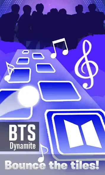 Play BTS Tiles Hop Dynamite Bounce  and enjoy BTS Tiles Hop Dynamite Bounce with UptoPlay