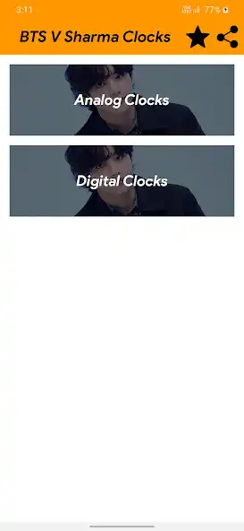 Play BTS V Clock Wallpapers  and enjoy BTS V Clock Wallpapers with UptoPlay