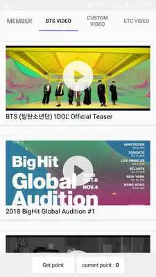 Play BTS Video