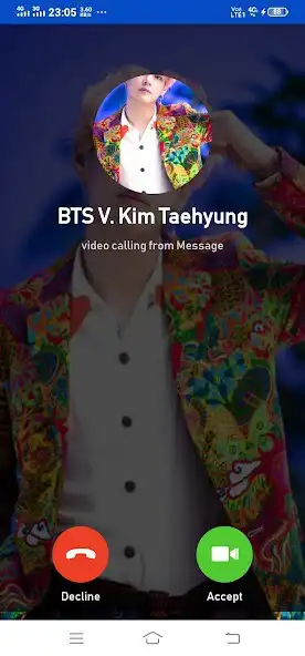 Play BTS V Kim Taehyung Video Call  and enjoy BTS V Kim Taehyung Video Call with UptoPlay