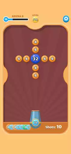 Play Bubble 2048 as an online game Bubble 2048 with UptoPlay