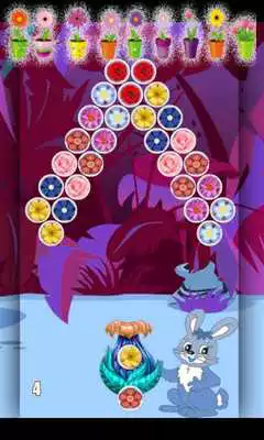 Play bubble blossom shooter