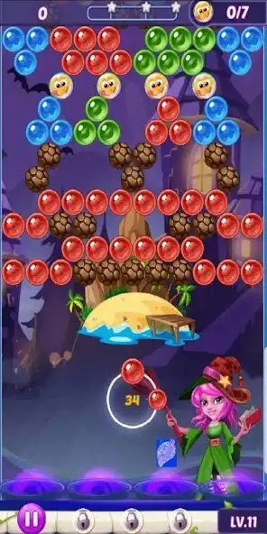 Play Bubble Bubble Shooter 3 as an online game Bubble Bubble Shooter 3 with UptoPlay