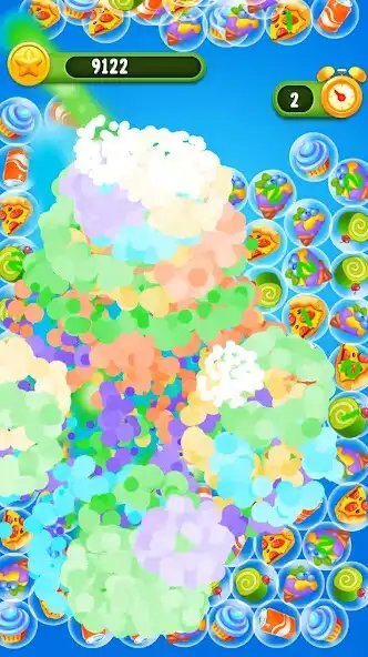 Play Bubble Burst Food Mania as an online game Bubble Burst Food Mania with UptoPlay