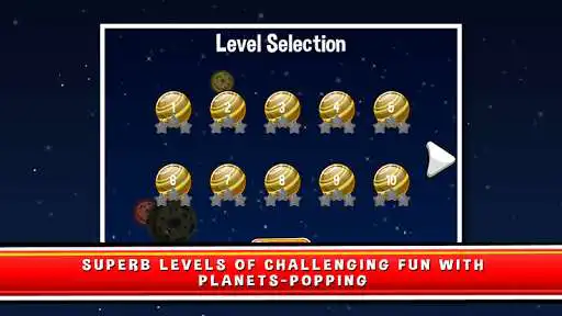 Play Bubble Burst-Play with Planets as an online game Bubble Burst-Play with Planets with UptoPlay