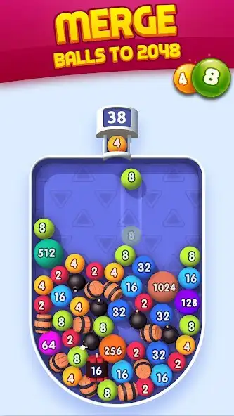 Play Bubble Buster 2048 as an online game Bubble Buster 2048 with UptoPlay