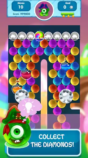Play Bubble Diamond as an online game Bubble Diamond with UptoPlay