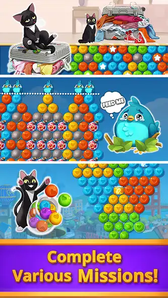 Play Bubble Diary: Popn Travel as an online game Bubble Diary: Popn Travel with UptoPlay