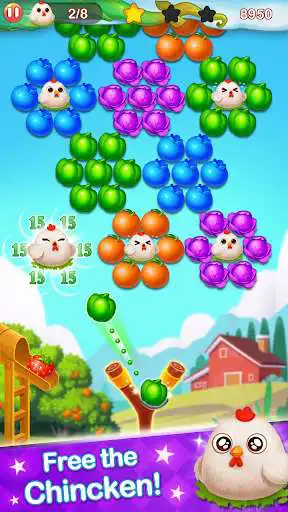Play Bubble Farm - Fruit Garden Pop as an online game Bubble Farm - Fruit Garden Pop with UptoPlay