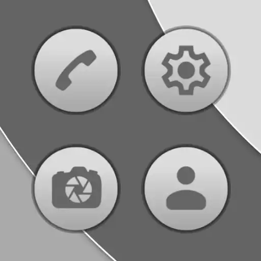 Play Bubble Gum Gray Icons APK