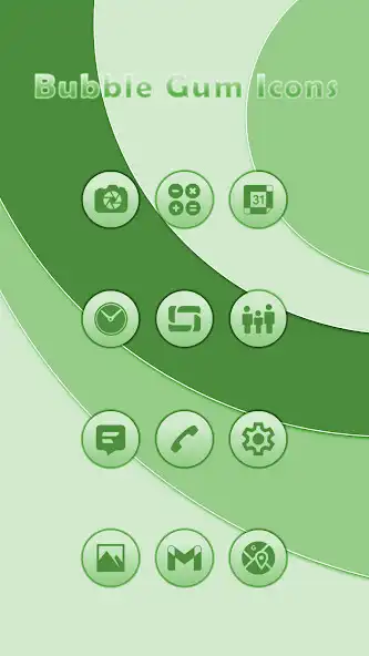 Play Bubble Gum Green Icons  and enjoy Bubble Gum Green Icons with UptoPlay
