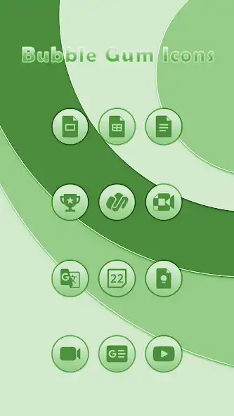 Play Bubble Gum Green Icons as an online game Bubble Gum Green Icons with UptoPlay