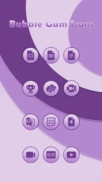 Play Bubble Gum Violet Icons as an online game Bubble Gum Violet Icons with UptoPlay
