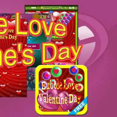 Play Bubble love Valentine Hearts