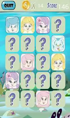 Play Bubble Memory Gup Cards
