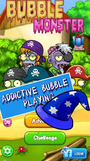 Play Bubble Monster Wizard Play Bubble Monster Wizard