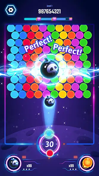 Play Bubble Neon  and enjoy Bubble Neon with UptoPlay