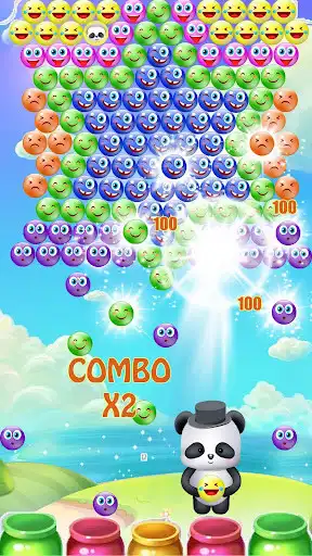 Play Bubble Panda Mania as an online game Bubble Panda Mania with UptoPlay