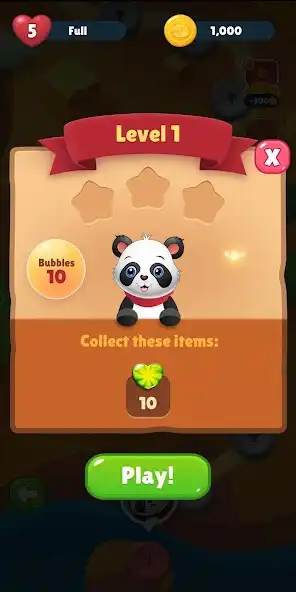 Play Bubble Panda as an online game Bubble Panda with UptoPlay
