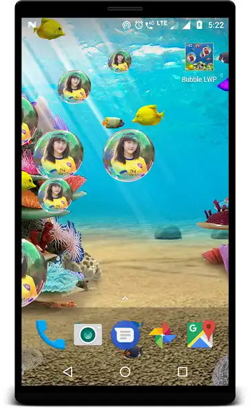 Play Bubble photo live wallpaper with aquarium  and enjoy Bubble photo live wallpaper with aquarium with UptoPlay