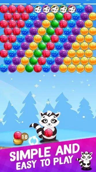Play Bubble Pop Shooter Puzzles as an online game Bubble Pop Shooter Puzzles with UptoPlay