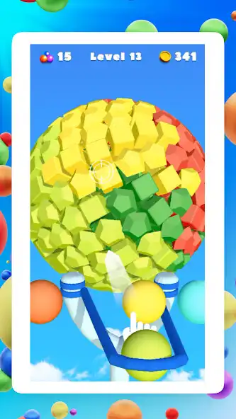 Play Bubbles ball as an online game Bubbles ball with UptoPlay
