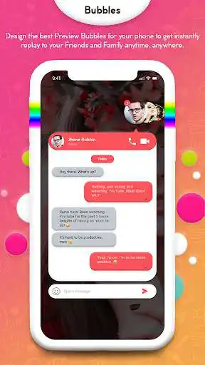 Play Bubbles Chat - WA Direct Chat as an online game Bubbles Chat - WA Direct Chat with UptoPlay