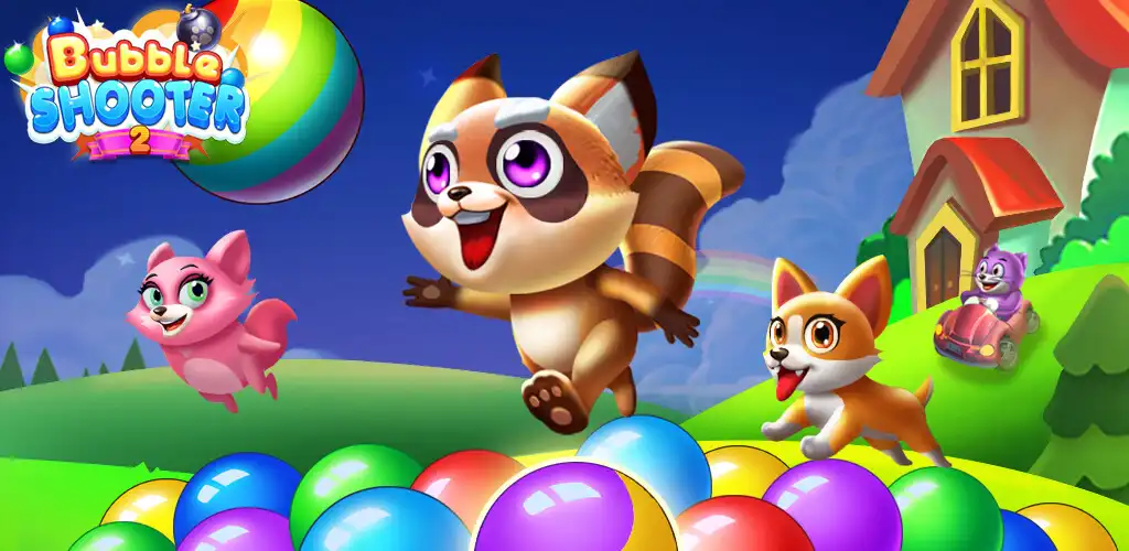 Play Bubble Shooter 2 ：Pets Home  and enjoy Bubble Shooter 2 ：Pets Home with UptoPlay