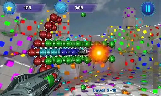 Play Bubble Shooter 3D as an online game Bubble Shooter 3D with UptoPlay