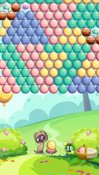 Play Bubble Shooter - Cats Picnic as an online game Bubble Shooter - Cats Picnic with UptoPlay