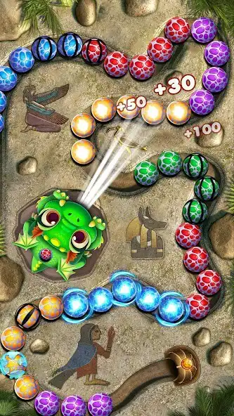 Play Bubble Shooter - Egg Pop as an online game Bubble Shooter - Egg Pop with UptoPlay