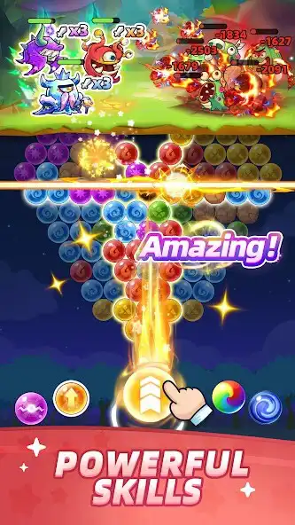 Play Bubble Shooter Fight as an online game Bubble Shooter Fight with UptoPlay