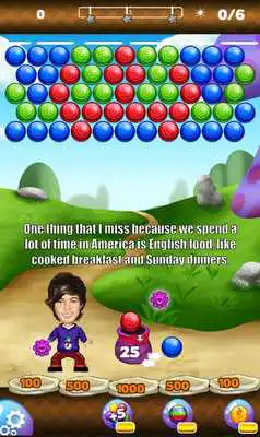 Play Bubble Shooter for 1D
