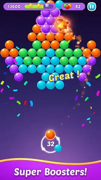 Play Bubble Shooter Gem Puzzle Pop as an online game Bubble Shooter Gem Puzzle Pop with UptoPlay