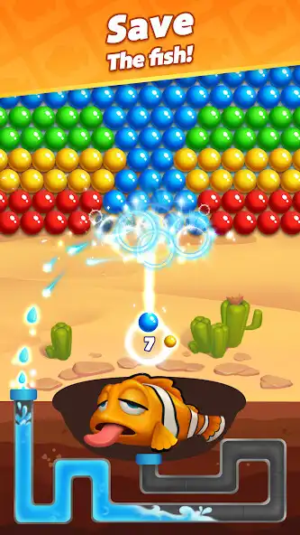 Play Bubble Shooter Ocean Pop as an online game Bubble Shooter Ocean Pop with UptoPlay