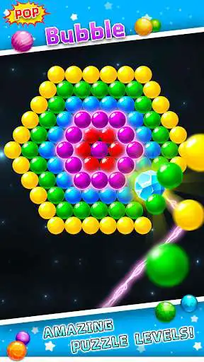 Play Bubble Shooter-Pop Bubbles as an online game Bubble Shooter-Pop Bubbles with UptoPlay