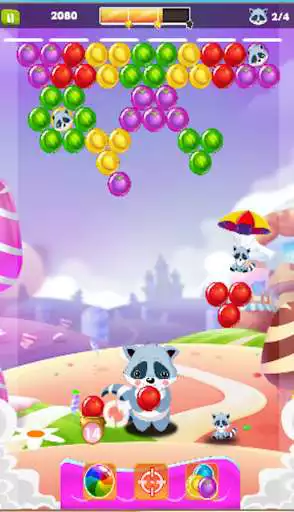 Play Bubble Shooter Raccoon -  Pop the Balls 2018
