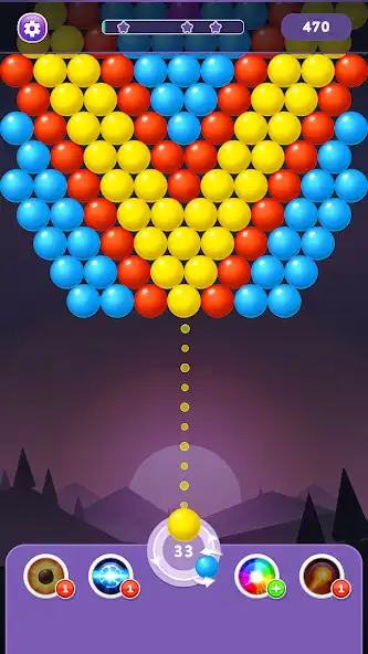 Play Bubble Shooter Rainbow as an online game Bubble Shooter Rainbow with UptoPlay