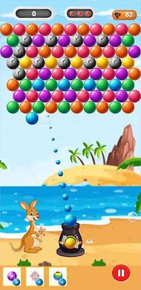 Play Bubble Shooter Treasure Hunter as an online game Bubble Shooter Treasure Hunter with UptoPlay