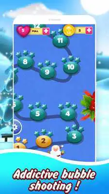 Play Bubble shooter xmas