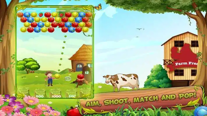 Play Bubble Shoot Free Fruit Charm Bubble Shooting New