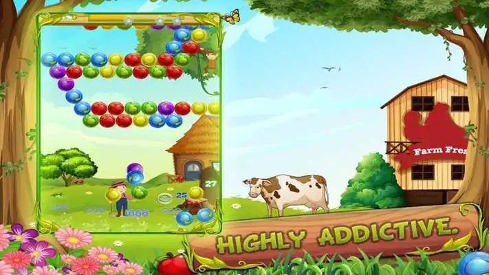 Play Bubble Shoot Free Fruit Charm Bubble Shooting New