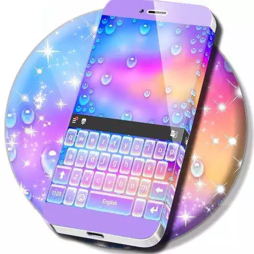Free play online Bubbles Keyboard Theme  APK