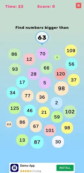 Play Bubbles Number Fun  and enjoy Bubbles Number Fun with UptoPlay