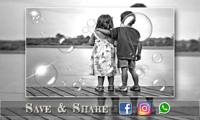 Play Bubbles Photo Frames
